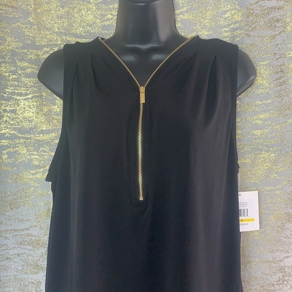 Ellen Tracy Women's Sleeveless Zip Neck Shell Top Size M - Picture 4 of 12